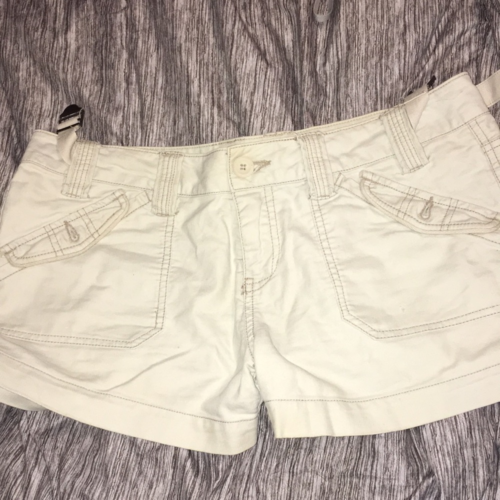 Light tan cargo shorts